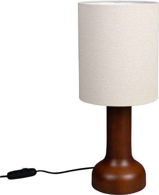 Dutchbone Jones Tafellamp Hout - Beige