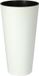 Prosperplast Bloempot Buiten Hoog Rond Tubus Slim Shine 20cm WIT