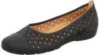 Gabor Dames Ballerinas Donkerblauw Leer Maat 38