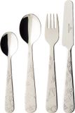 Villeroy & Boch Happy as a Bear Kinderbestekset - 4-delig - Zilver