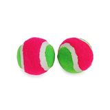 BLUE SKY - Scratch tennisballen - racketspel - 040787 - groen - klittenband - kinderspeelgoed - 4 cm - vanaf 3 jaar