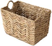 CaliCosy Hoge mand van waterhyacint L46cm x H32 cm