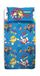 Paw Patrol Eenpersoons beddengoedset voor eenpersoonsbed, bedlaken, hoeslaken, kussensloop, blauw, 100% katoen, officieel product