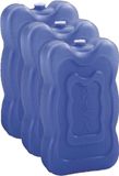 Merkloos / Sans marque Koelelement Set van 5x stuks blauw 350 gram 18 x 11 cm koeltas koelbox houdt drankjes koel