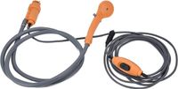 OEM Shenzhen Haorui Industrial Technology Co., Ltd. Camping shower Grijs/Oranje Kunststof/Rubber
