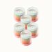 Spaas Pop geurloze kaars – Tropisch Rood – 6 stuks