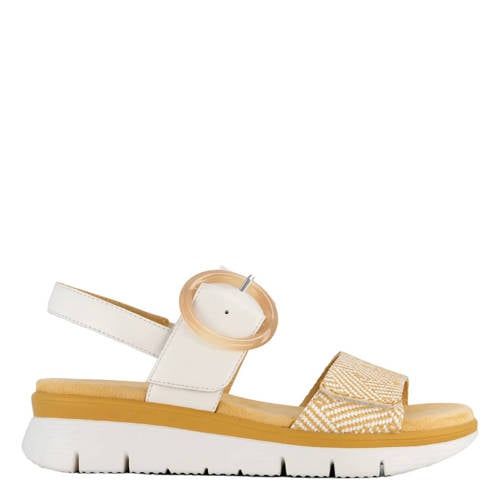 Medicus leren sandalen wit/beige