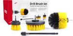 AMIO Set de brosses de forage - 4 pièces - Set de brosses pour perceuse