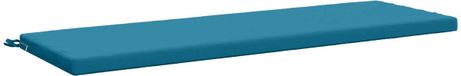 vidaXL Bankkussen SOEST 100% Polyester Lichtblauw 140 x 50 x 5 cm