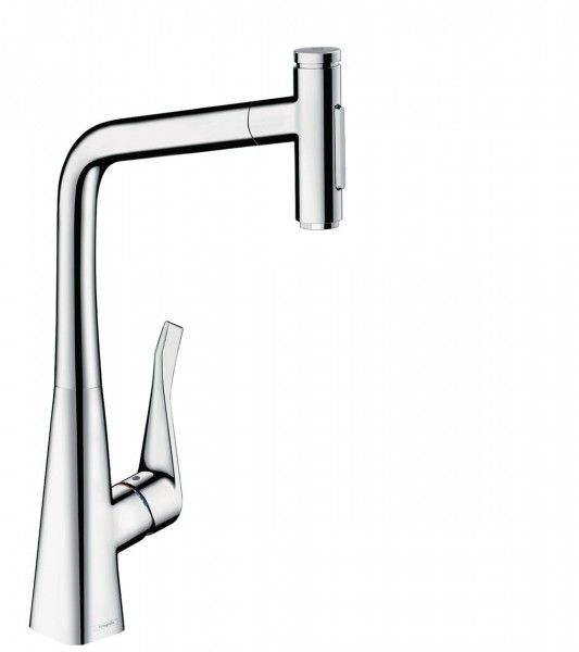 Hansgrohe Keukenmengkraan Metris Select M71 320 Uitschuifbare douche 2 stralen 445x235x110mm