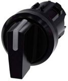 Siemens 3SU10022BM100AA0 3SU1002-2BM10-0AA0 Knevelschakelaar Verlicht Knevel Zwart 2 x 45 ° 1 stuk(s)