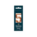 Spaas 12x Verjaardagskaars Nummer '5', Roségoud