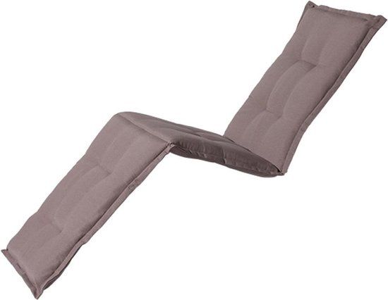 Madison Ligbedkussen Panama Taupe - 200 x 65cm - Taupe - Rechthoek