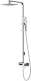 Omnires Parma - Doucheset met kraan, 20x20 cm, 3 stralen, chroom PM7444CR