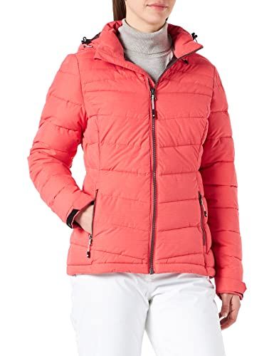 killtec Dames Skane Wmn Quilted Jckt A jas in dons-look met afritsbare capuchon - 4061393553951