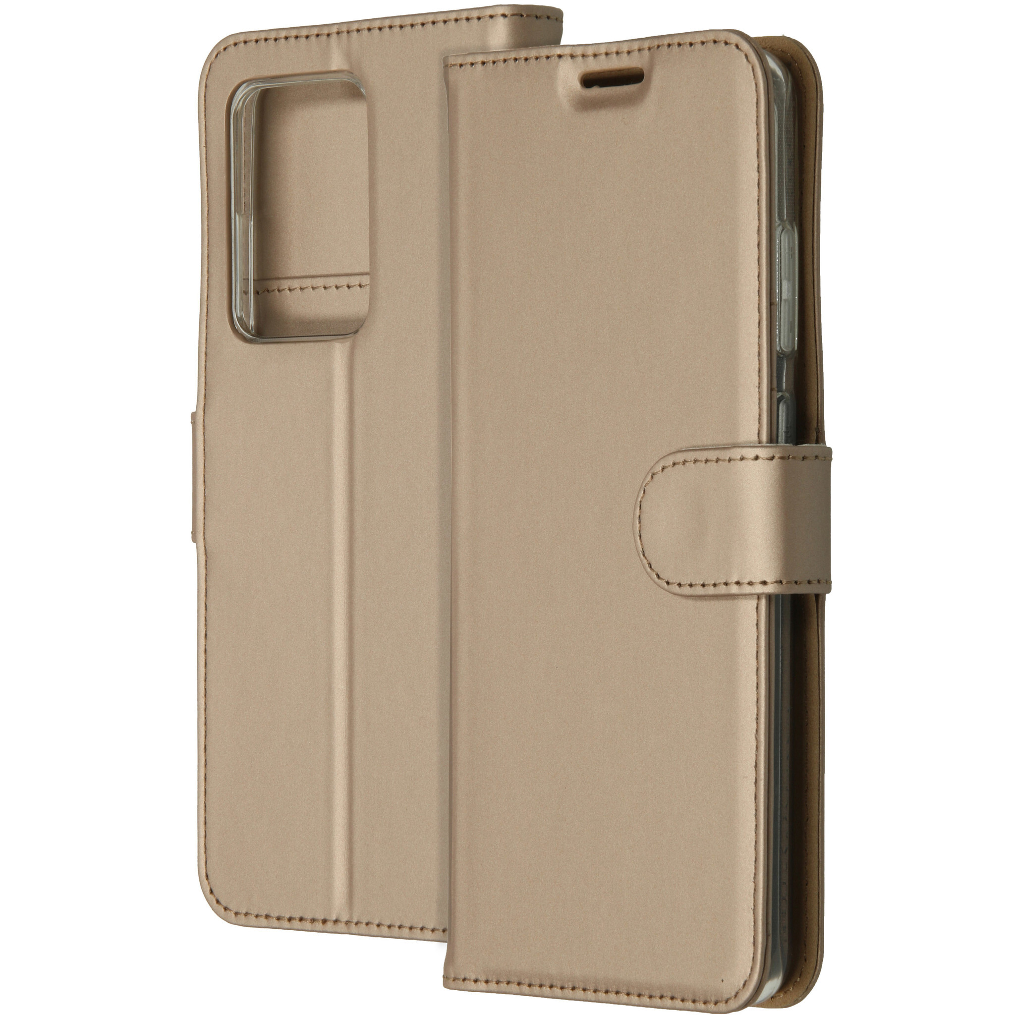 Accezz Wallet Softcase Booktype Samsung Galaxy S20 Ultra hoesje - Goud