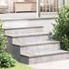 vidaXL Trapmatten 4 st 60 x 30 cm zilver aluminium rechthoekig