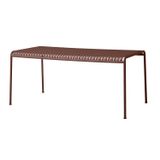 Hay - Rechteckiger Tisch Palissade - Rot - Stahl - Designer Ronan & Erwan Bouroullec