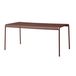 Hay - Rechteckiger Tisch Palissade - Rot - Stahl - Designer Ronan & Erwan Bouroullec