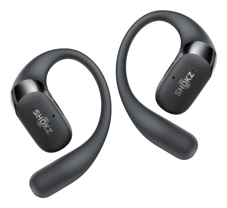 Shokz OpenFit 2 - Draadloze Oordopjes met Oorhaak - Zwart