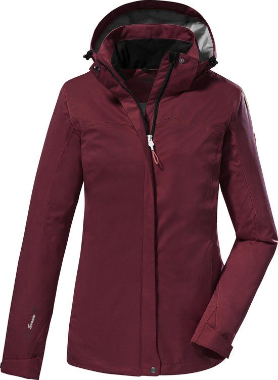 Killtec KOS 133 Women's Outdoor Jacket - Weinrot - Size 44 - Spring/Summer 2024