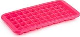 Plasticforte Tray met Cocktail ijsblokjes - ijsklontjes vormen - 50 vakjes - kunststof - roze