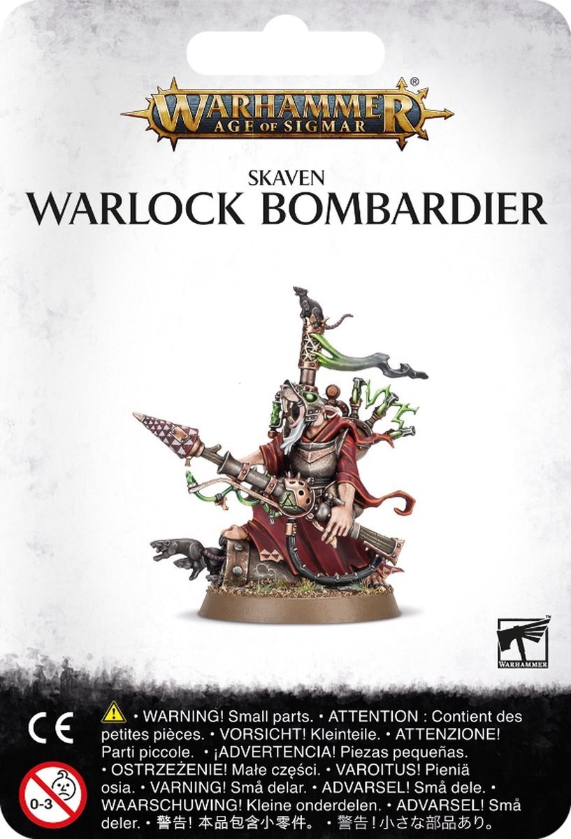 Games Workshop Age of Sigmar Skaven Warlock Bombardier