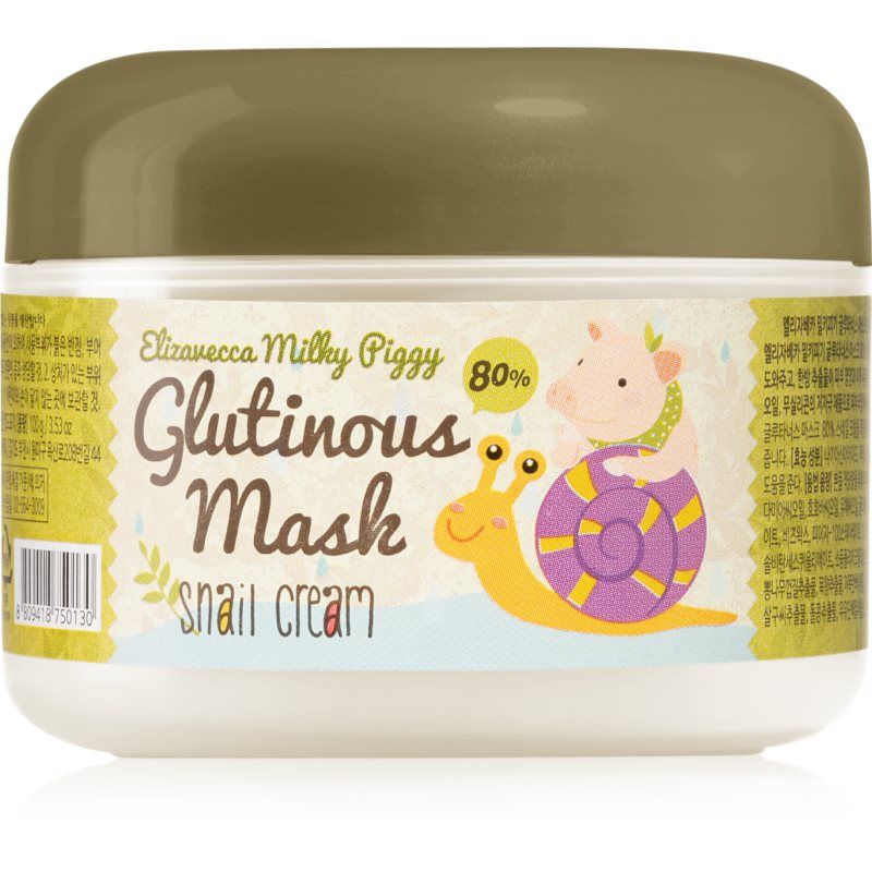 Elizavecca Milky Piggy Glutinous Mask 80% Snail Cream