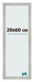 Your Decoration Cadre photo 20x60 cm MDF Argent mat Bologna