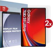 Rosso Tablet Screen Protector Geschikt voor Samsung Galaxy Tab S11 Ultra / S10 Ultra / S9 Ultra | TPU Display Folie | Ultra Clear | Case Friendly | Duo Pack Beschermfolie | 2-Pack