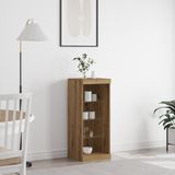 vidaXL LED Dressoir Artisan Eiken 41 x 37 x 100 cm Bewerkt Hout