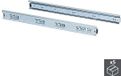 Emuca Set ladegeleiders, met kogellager, 45 x 250 mm, voor volledige opening, Verzinkt, 5 st.