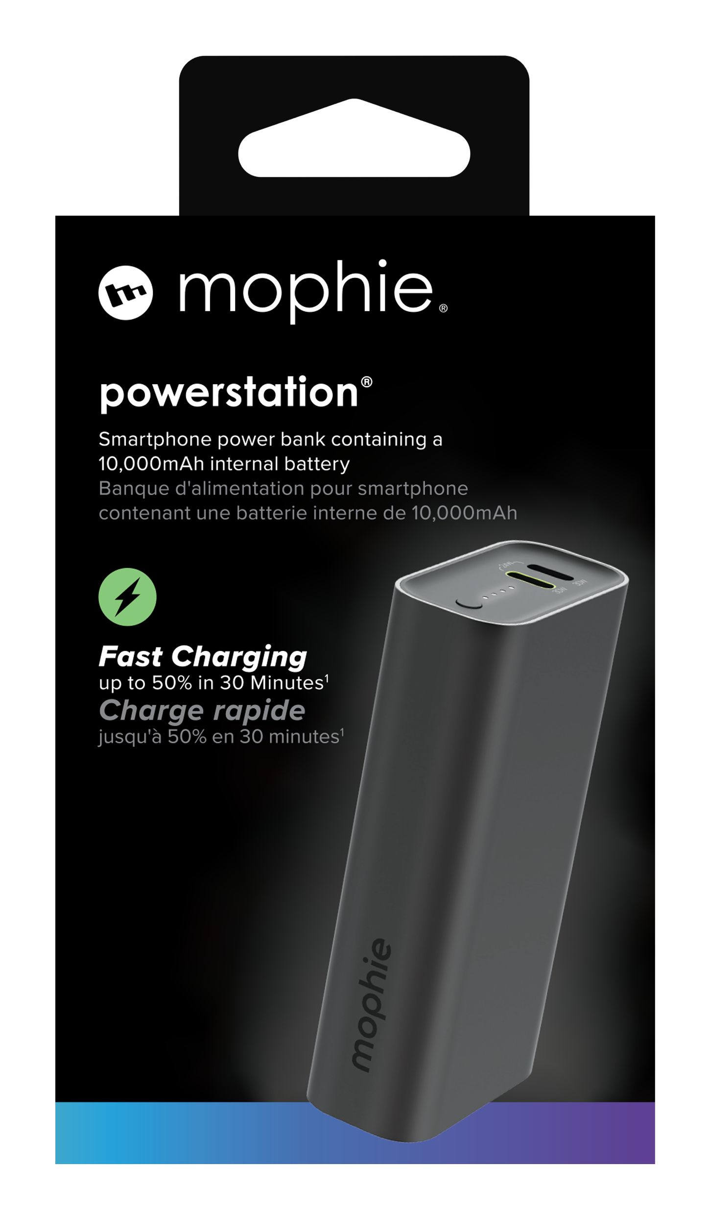 mophie Powerstation 10000 mAh Power Bank - Black