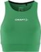 Craft Rush 2.0 Crop Top Dames - Groen | Maat: XS