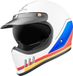 Bogotto FF980 EX-R Caferacer Casque intégral Bleu/rouge/blanc Taille XS