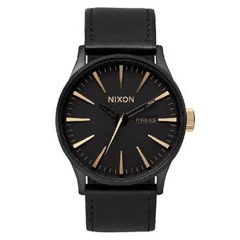 Nixon Sentry Leather Horloge - 3007001865338