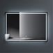 doporro Miroir de salle de bain avec éclairage 100x60cm Miroir de salle de bain LED Miroir mural dimmable avec commande tactile Antibuée Miroir LED-02