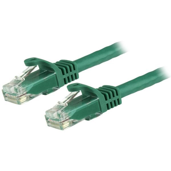 StarTech.com N6PATC3MGN Cat6 patchkabel met snagless RJ45 connectors - 3 m, groen