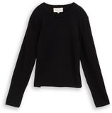 Tom Tailor Gebreide trui met kasjmier - Maat M - deep black