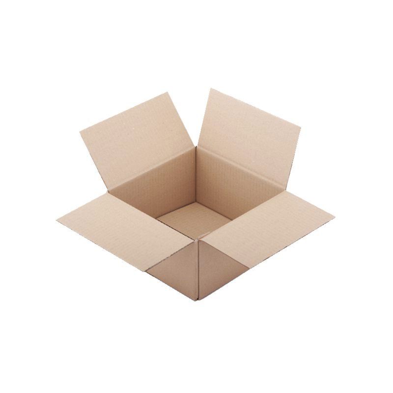 CleverPack Verzenddoos enkelgolf 200 x 200 x 110 mm bruin 30 stuks