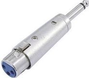 Omnitronic XLR Adapter [1x XLR-bus 3-polig - 1x Jackplug male 6.3 mm (mono)]