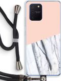 Case Company - Samsung Galaxy Note 10 Lite Case with Cord - A touch of peach - Black Cord