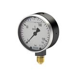 Riegler 102198-729 glycerinmanometer, metalen behuizing, G 1/2 onder, 0-25,0 bar, Ø 100, 1 st.