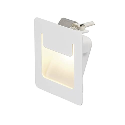 SLV wandinbouwarmatuur DOWNUNDER PUR 80 / plafond- en wandverlichting binnen, led spot, inbouwarmatuur, wandinbouwarmatuur, plafondspot / 3000K 3,6W 180lm wit