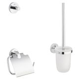 GROHE Essentials Accessoireset - Toiletrolhouder - Toiletborstelset - Haak - Chroom