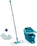 Leifheit Profi vloerwisser XL - 42 cm compleet systeem met wieltjes micro duo met 2x vervangend deksel micro duo