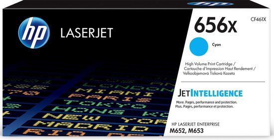 HP 656X Origineel Cyaan Toner Cartridge - CF461X