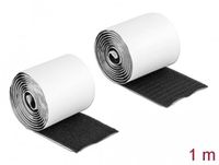 Delock Bande velcro auto-agrippante L 1 mètre x l 50 mm noir