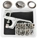 Omgoods – Set de 50 œillets, diamètre 10 mm, incluant outil