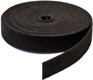 Allteq - Klittenband - Kabelbinder - 20mm breed - Zwart - 3 meter